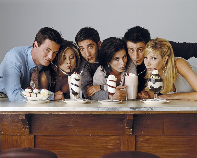 Friends - Season 2 - Promokuvat - Matthew Perry, Jennifer Aniston, David Schwimmer, Courteney Cox, Matt LeBlanc, Lisa Kudrow