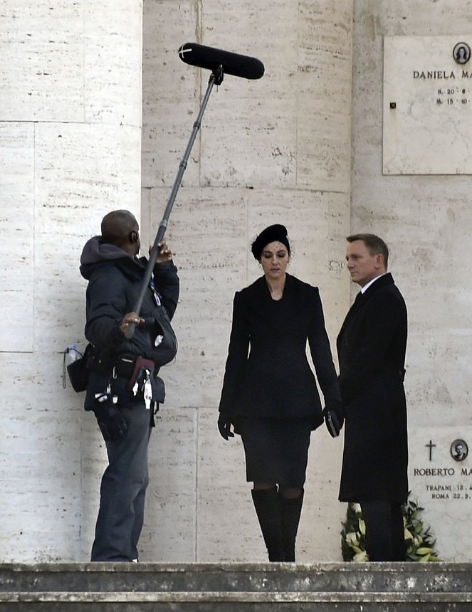 007 Spectre - De filmagens - Monica Bellucci, Daniel Craig