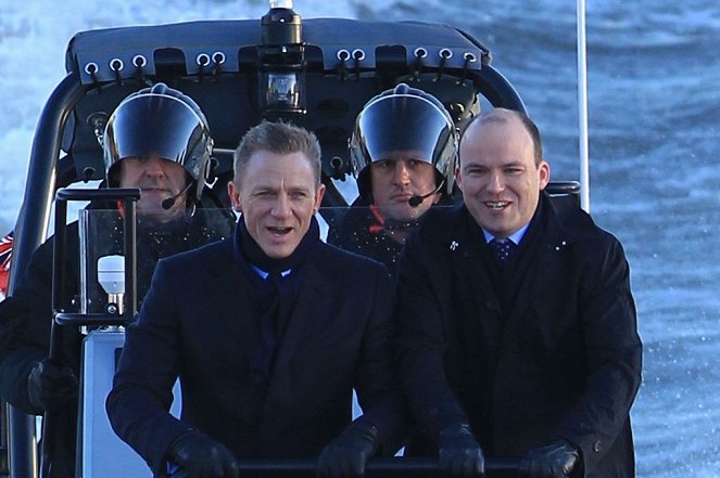 007 Spectre - De filmagens - Daniel Craig, Rory Kinnear