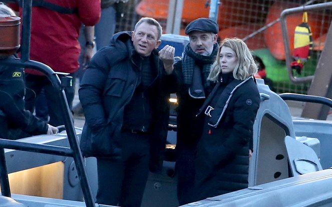 007 Spectre - Tournage - Daniel Craig, Sam Mendes, Léa Seydoux