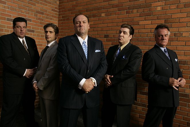 Sopranos, The - Promokuvat - Steve Schirripa, Michael Imperioli, James Gandolfini, Steven Van Zandt, Tony Sirico