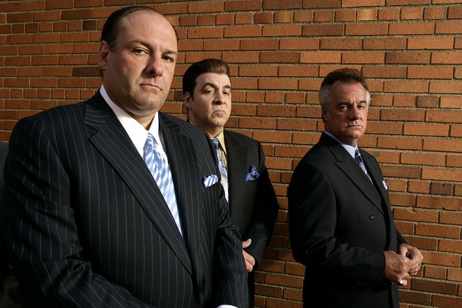 Die Sopranos - Werbefoto - James Gandolfini, Steven Van Zandt, Tony Sirico
