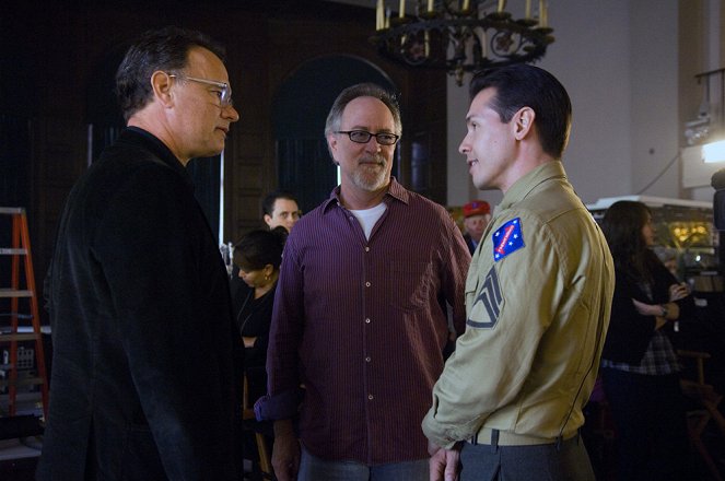The Pacific - Dreharbeiten - Tom Hanks, Gary Goetzman, Jon Seda