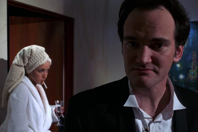 Four Rooms - Photos - Jennifer Beals, Quentin Tarantino