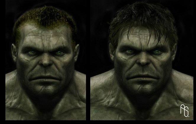 Neuveriteľný Hulk - Concept art