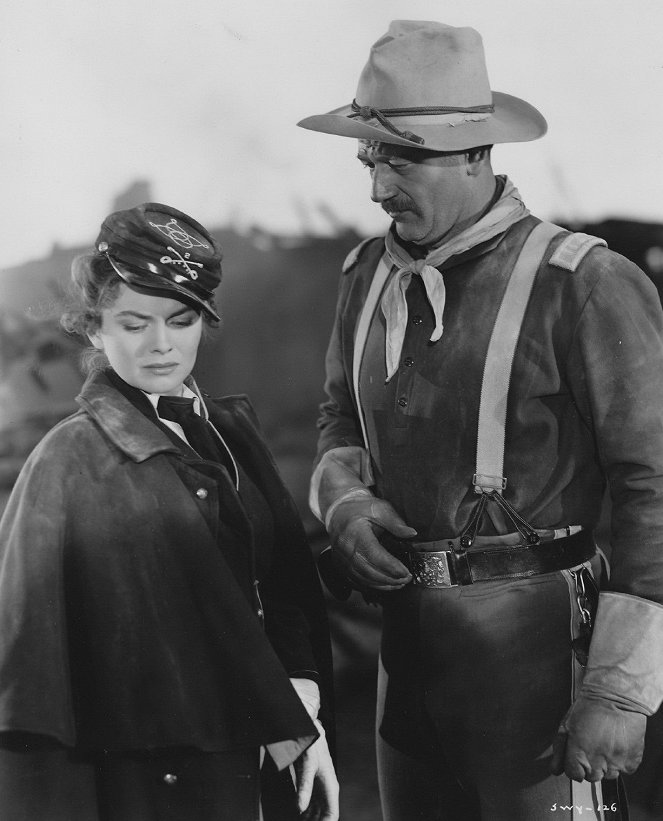 Mala žltú stužku - Z filmu - Joanne Dru, John Wayne