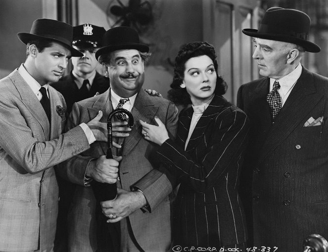 A pénteki barátnő - Filmfotók - Cary Grant, Billy Gilbert, Rosalind Russell, Clarence Kolb