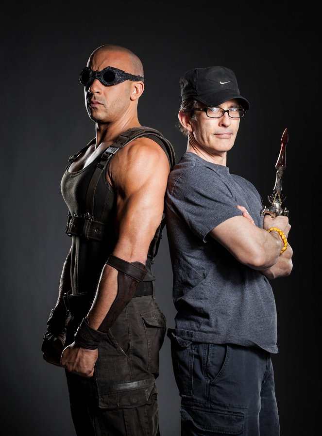 Riddick - Promokuvat - Vin Diesel, David Twohy