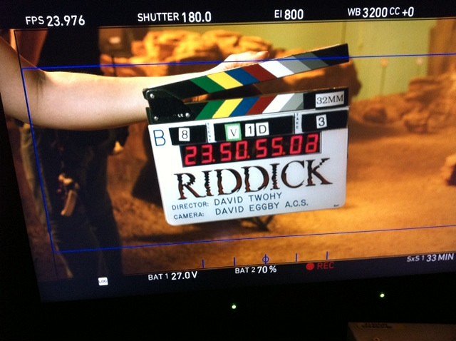 Riddick - Kuvat kuvauksista