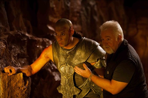 Riddick - Z nakrúcania - Vin Diesel, David Eggby