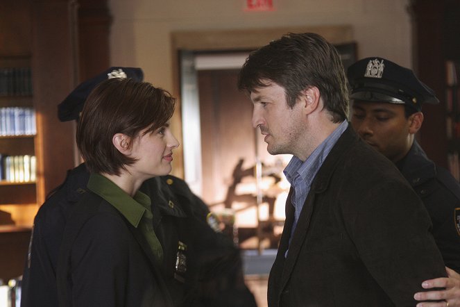 Castle - Season 1 - Flowers for Your Grave - Photos - Stana Katic, Nathan Fillion