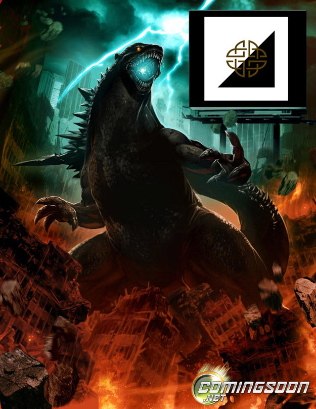 Godzilla 3D - Grafika koncepcyjna