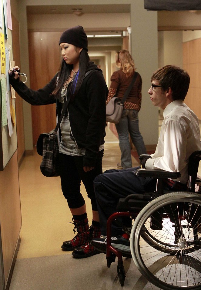 Glee - Sztárok leszünk! - Minden kezdet nehéz - Filmfotók - Jenna Ushkowitz, Kevin McHale