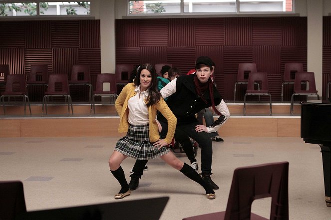Glee - Sztárok leszünk! - Season 1 - Szerelem a láthatáron! - Filmfotók - Lea Michele, Chris Colfer