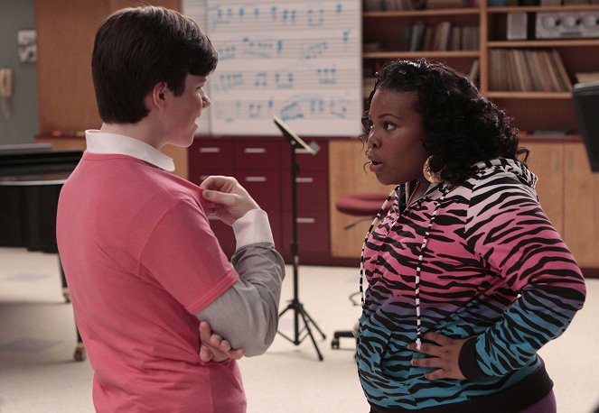 Glee - Sztárok leszünk! - Szerelem a láthatáron! - Filmfotók - Chris Colfer, Amber Riley