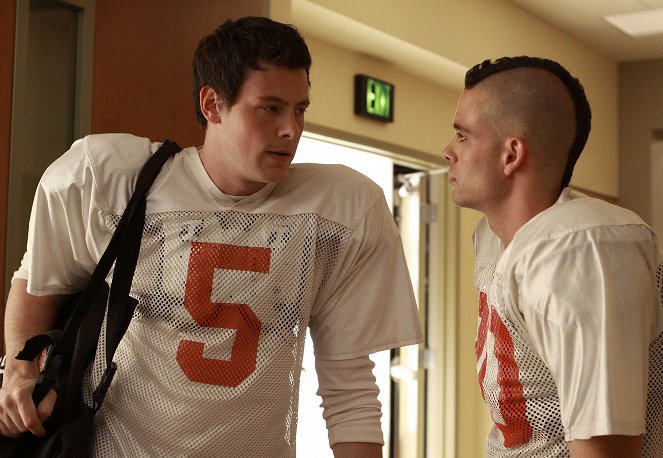 Glee - Sztárok leszünk! - Próba vagy edzés - Filmfotók - Cory Monteith, Mark Salling