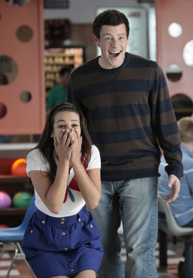 Glee - Kręte ścieżki April Rhodes - Z filmu - Lea Michele, Cory Monteith