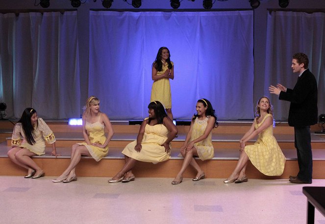 Glee - Sztárok leszünk! - A csodaszer - Filmfotók - Jenna Ushkowitz, Heather Morris, Amber Riley, Lea Michele, Naya Rivera, Dianna Agron, Matthew Morrison