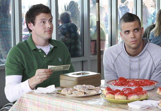 Glee - Sztárok leszünk! - Sütik és kerekek - Filmfotók - Cory Monteith, Mark Salling