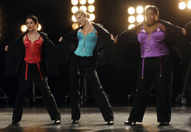 Glee - The Power of Madonna - Filmfotos - Lea Michele, Heather Morris, Amber Riley