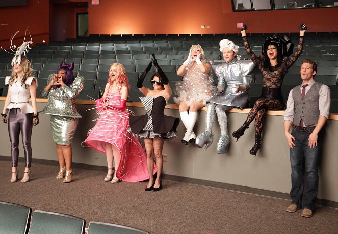 Glee - Sztárok leszünk! - Lady Gaga - Filmfotók - Amber Riley, Dianna Agron, Lea Michele, Jenna Ushkowitz, Chris Colfer, Naya Rivera, Matthew Morrison
