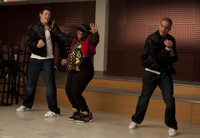 Glee - Sztárok leszünk! - Visszavágó - Filmfotók - Cory Monteith, Amber Riley, Mark Salling