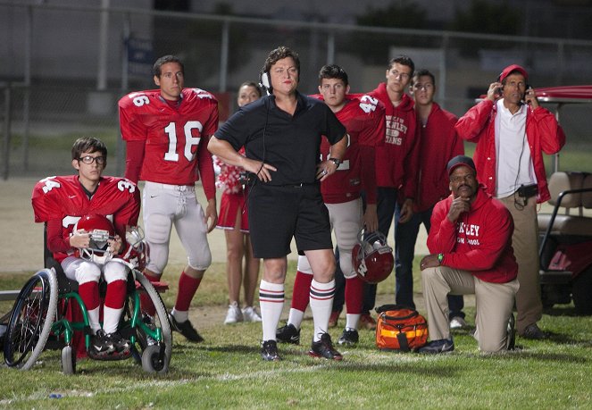 Glee - Sztárok leszünk! - Hívők és hitetlenek - Filmfotók - Kevin McHale, Dot-Marie Jones