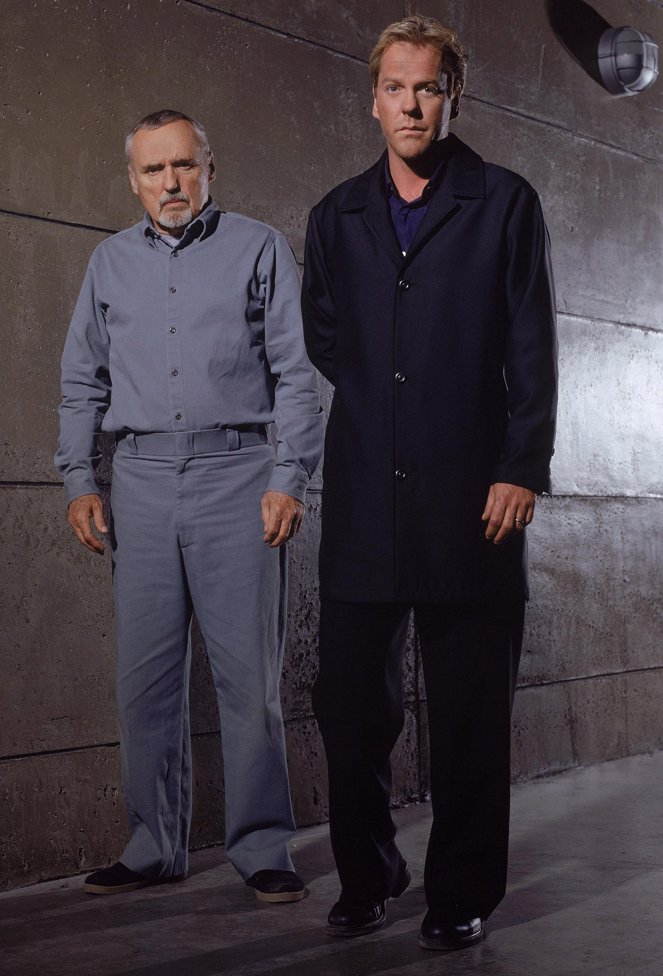 24 - Season 1 - Promóció fotók - Dennis Hopper, Kiefer Sutherland