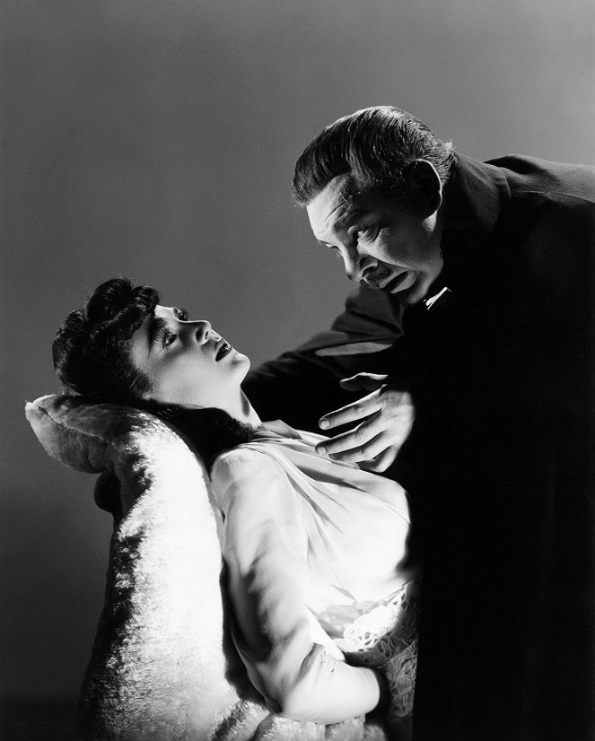 Draculas Sohn - Werbefoto - Louise Allbritton, Lon Chaney Jr.