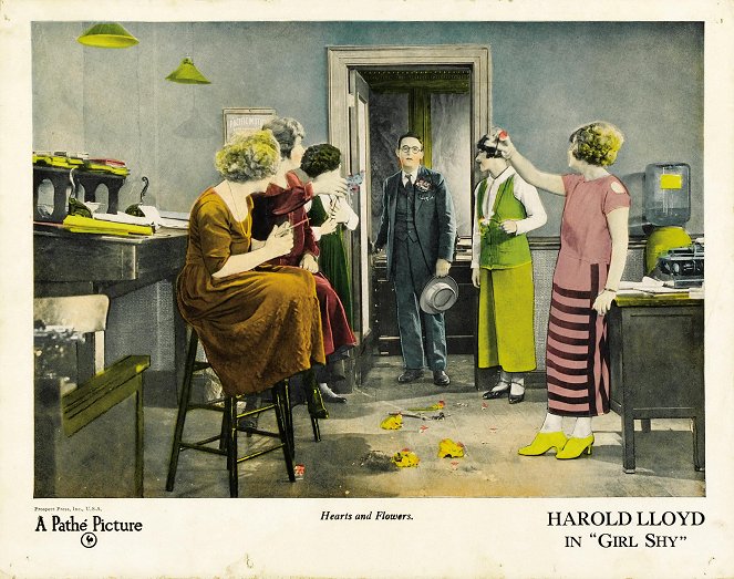 Girl Shy - Cartões lobby - Harold Lloyd