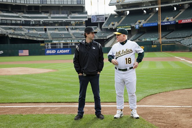 Moneyball - Kuvat kuvauksista - Bennett Miller, Philip Seymour Hoffman