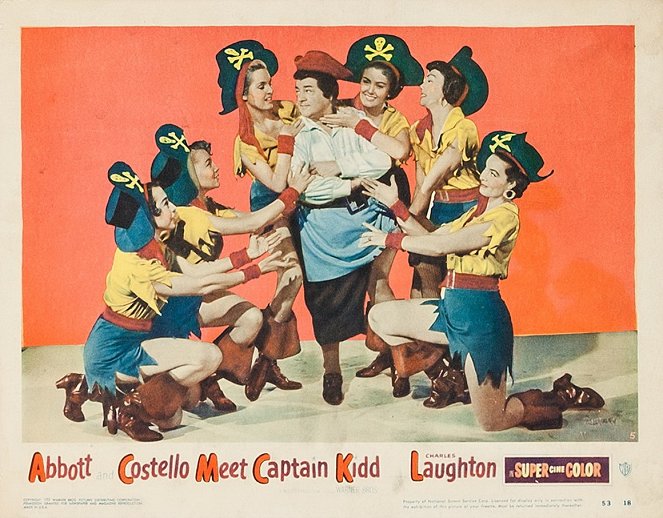 Abbott and Costello Meet Captain Kidd - Cartões lobby