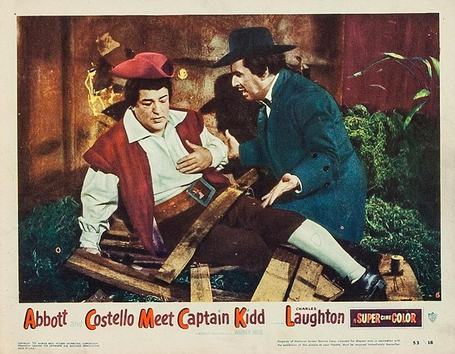Abbott und Costello als Piraten wider Willen - Lobbykarten