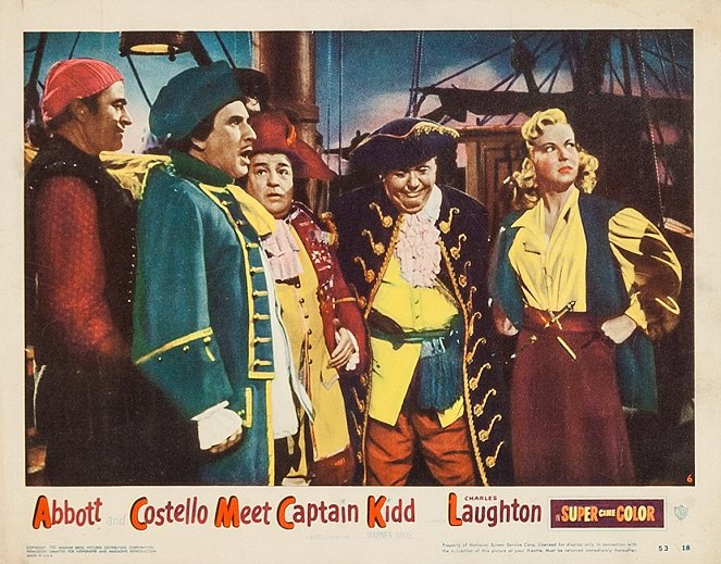 Abbott and Costello Meet Captain Kidd - Lobbykaarten