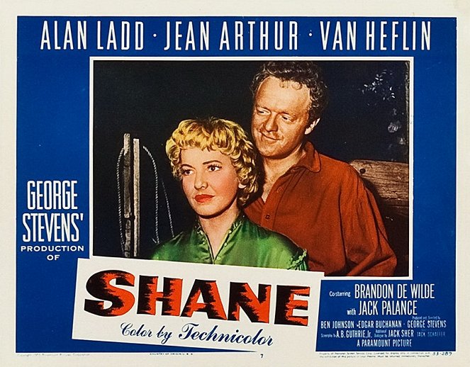 Shane - Lobby Cards - Jean Arthur, Van Heflin