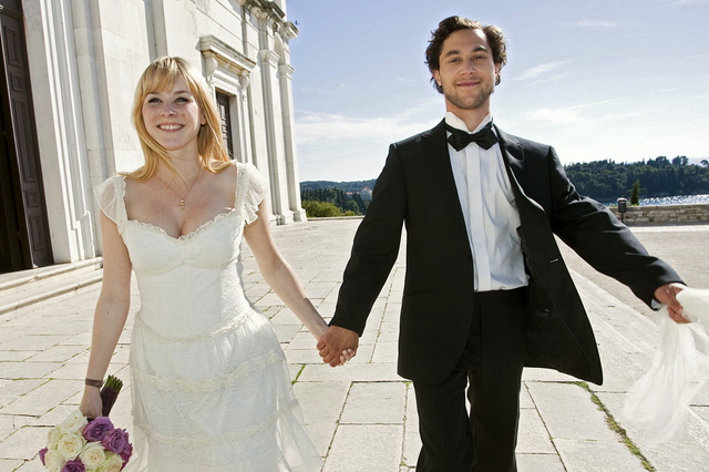 Rat mal, wer zur Hochzeit kommt - Werbefoto - Jasmin Schwiers, Ludwig Trepte