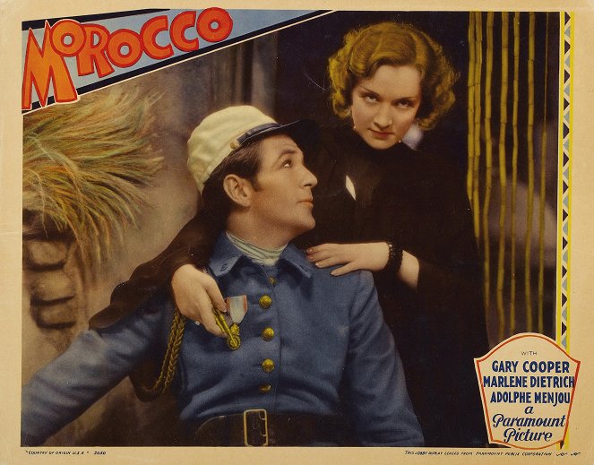 Morocco - Lobby Cards - Gary Cooper, Marlene Dietrich