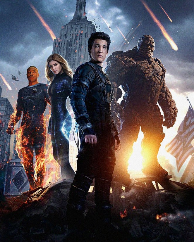 Fantastic Four - Werbefoto - Michael B. Jordan, Kate Mara, Miles Teller