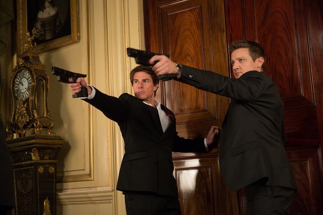 Mission: Impossible - Rogue Nation - Z filmu - Tom Cruise, Jeremy Renner