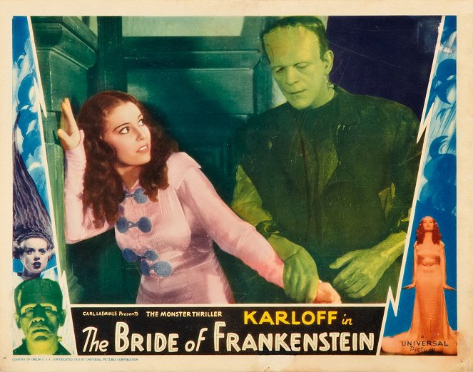 La Fiancée de Frankenstein - Cartes de lobby