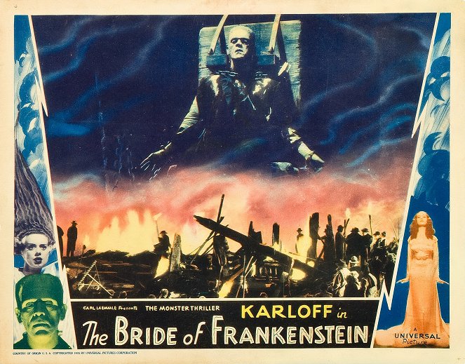 A Noiva de Frankenstein - Cartões lobby