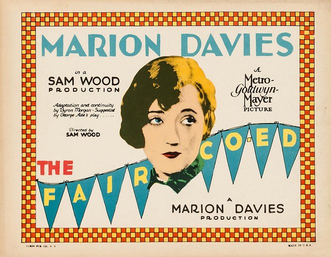 The Fair Co-Ed - Lobbykarten - Marion Davies