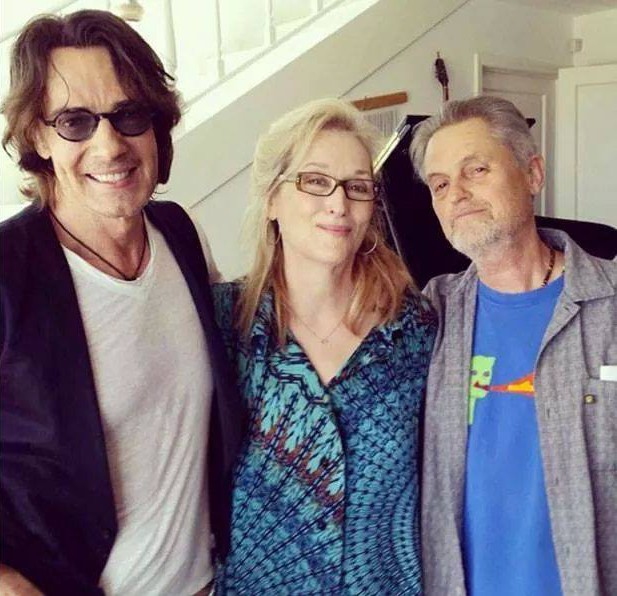 Ricki e os Flash - De filmagens - Rick Springfield, Meryl Streep, Jonathan Demme