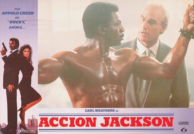 Action Jackson - Cartes de lobby - Carl Weathers, Craig T. Nelson