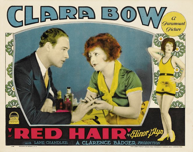 Red Hair - Cartes de lobby - Clara Bow