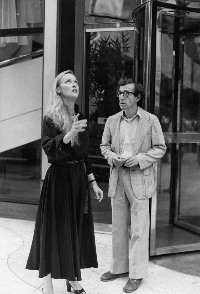 Manhattan - Van de set - Meryl Streep, Woody Allen