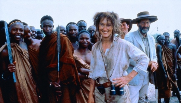 Spomienky z Afriky - Z nakrúcania - Meryl Streep