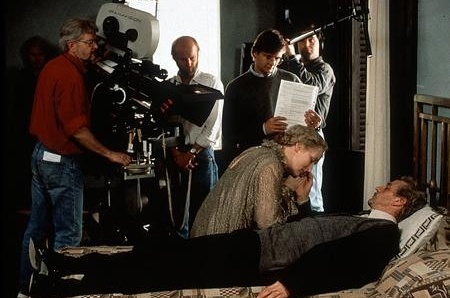 Das Geisterhaus - Dreharbeiten - Bille August, Meryl Streep, Jeremy Irons