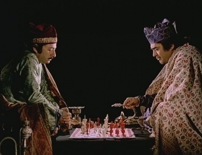 Šachisté - Z filmu - Saeed Jaffrey, Sanjeev Kumar