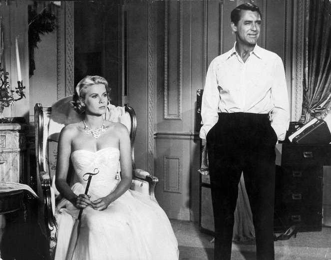 Chyťte zloděje - Z natáčení - Grace Kelly, Cary Grant